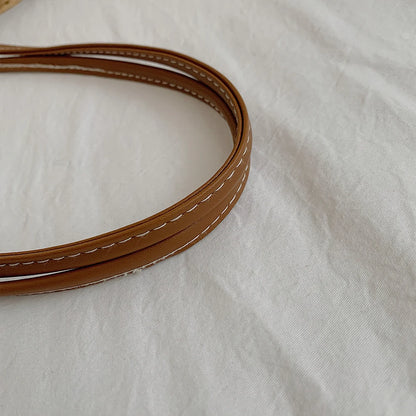 Women Woven Tote Bag Fashion Shoulder Bag Large Capacity Trendy Braided Bag Stylish Weaving Bag Chic Hobo Bag for Party Vacation