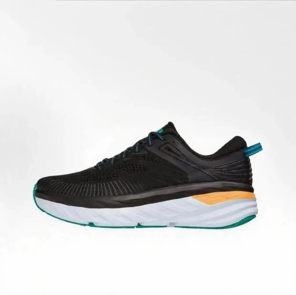 Bondi 7 are top-selling road running shoes, featuring shock absorption, breathability, non-slip design, and unisex fit.