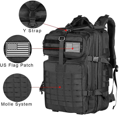 30/45L Man Tactical Backpacks HkingTraveling Bags Survival Outdoor 3P Assault Pack EDC Molle Pack For Trekking Hunting Bag