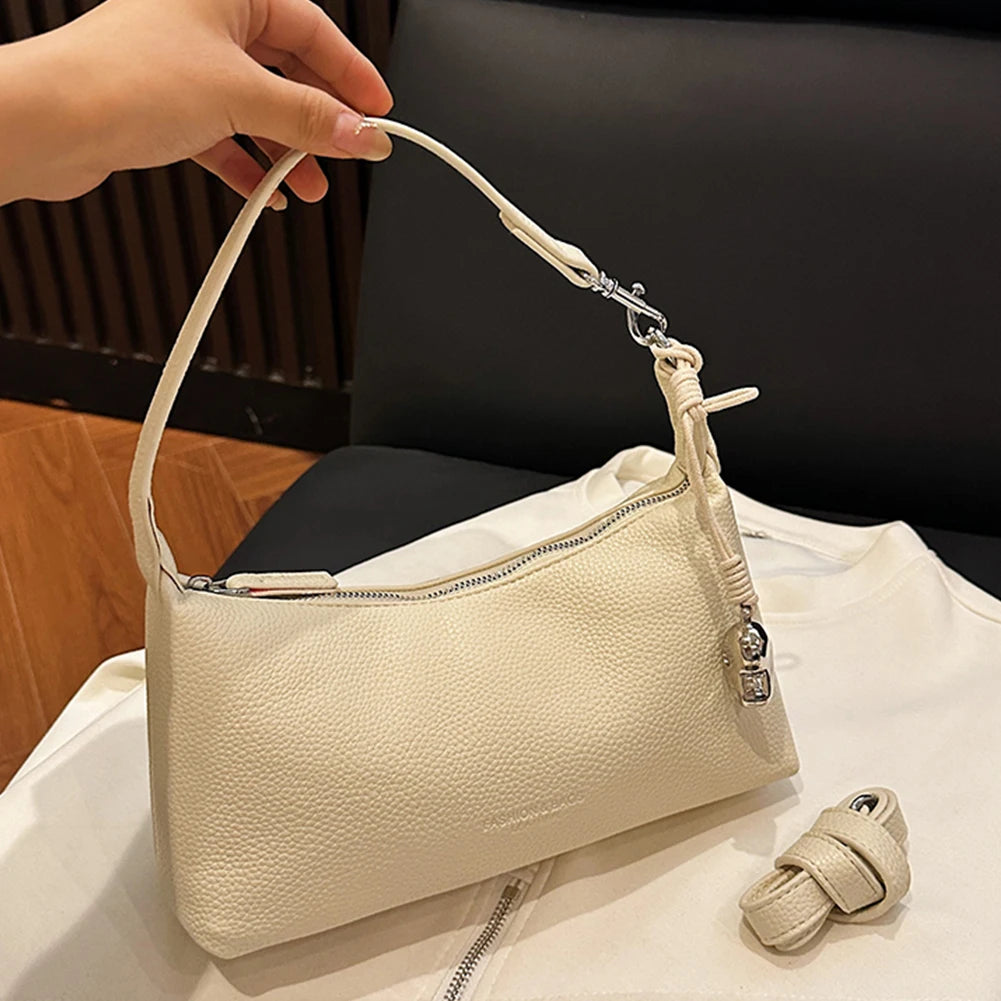 PU Leather Hobo Bag Trendy Crossbody Purse with Adjustable Strap Tote Handbag for Women