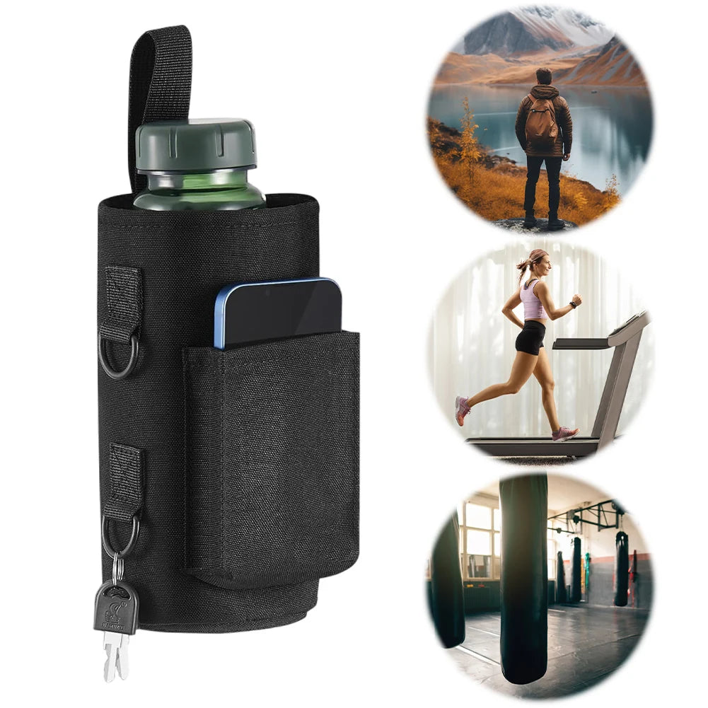 Magnetic Gym Bag with Shoulder Strap Water Bottle Holder Phone Holder for Men Women Workout Fitness Travel Outdoor