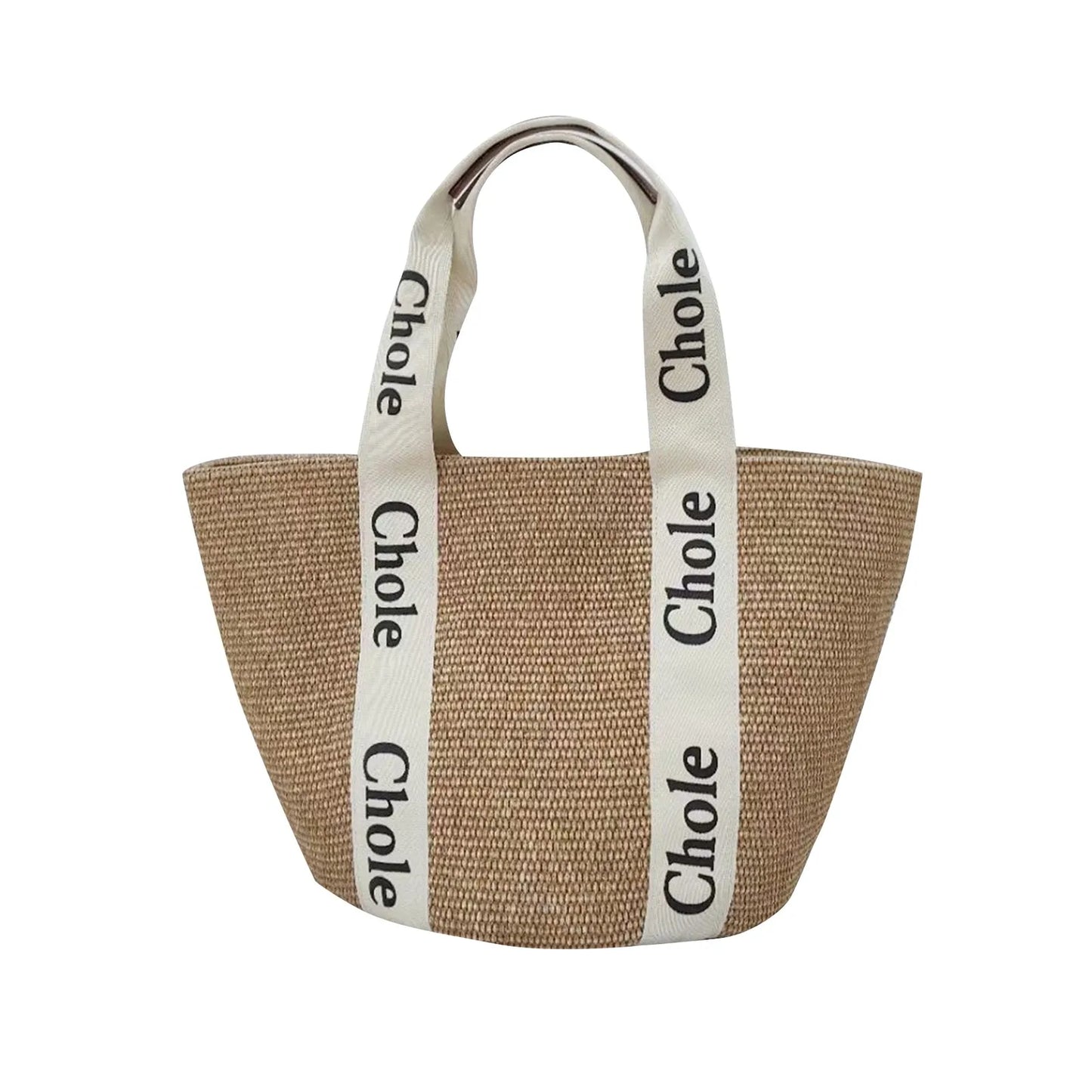 Fashionable Straw Weave Beach Bag Women's Summer Basket Bag New Style Accessories Vegetable Basket Bag Vacation Girl Bag