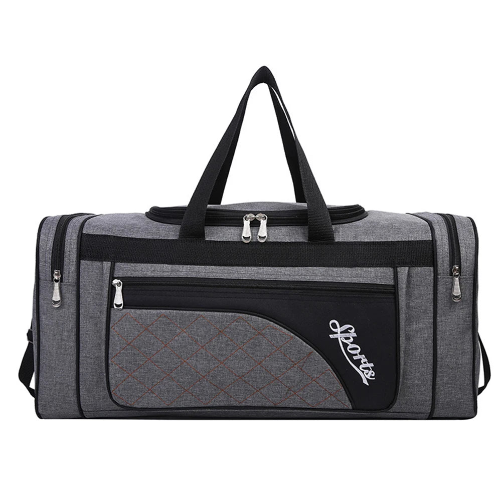 Oxford Dry Wet Separation Bags Large Capacity Portable Gym Bags Multifunctional Wear-resistant Side Zippers for Outdoor Football