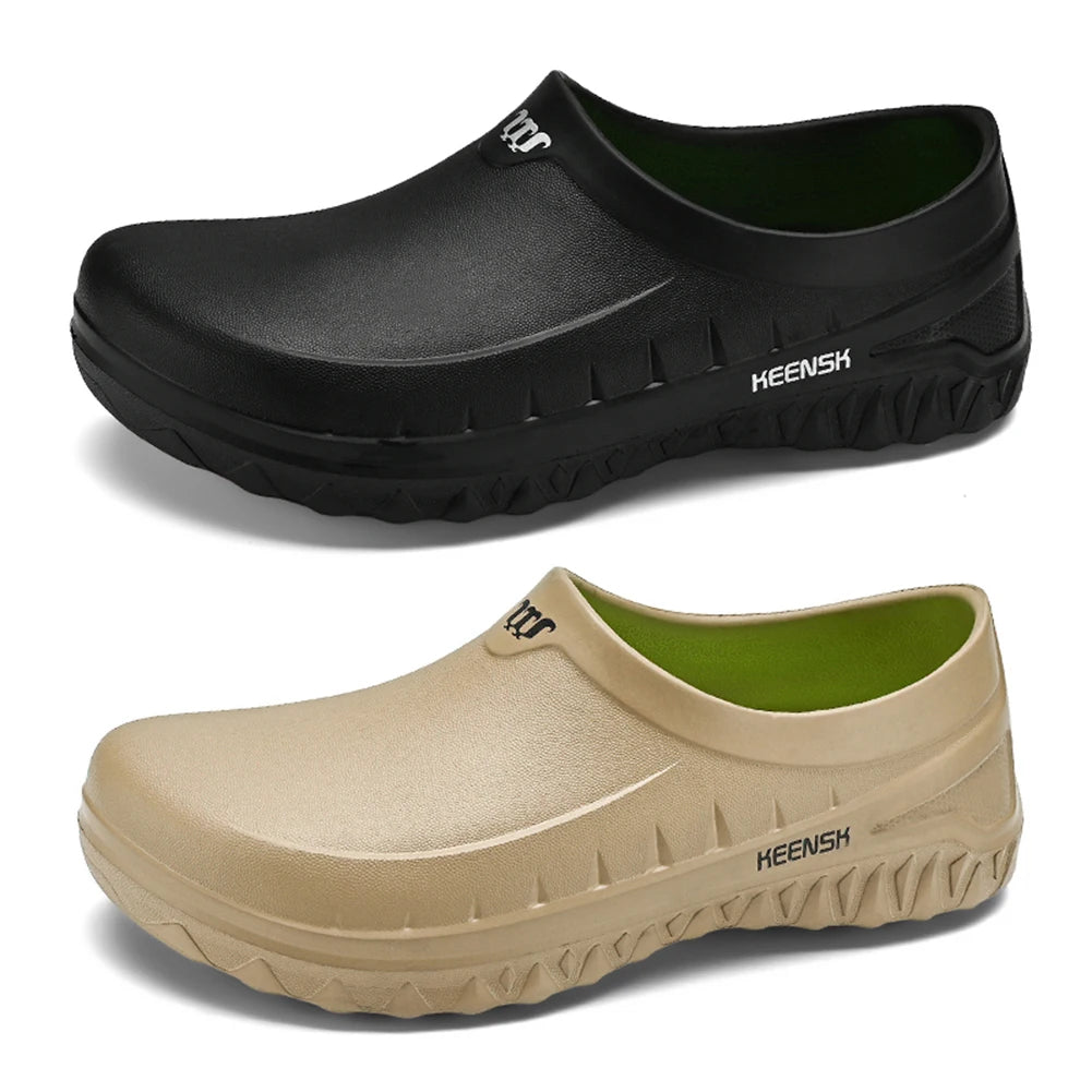 EVA Chef Shoes Lightweight Work Shoes Breathable Outdoor Safety Shoes Non-slip Comfortable Walking Shoes Waterproof for Men