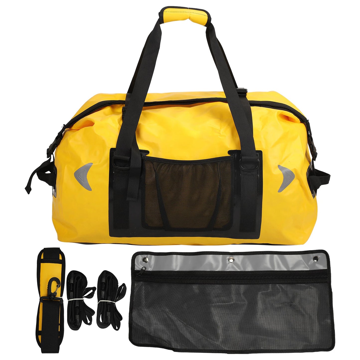 65L Waterproof Mesh Cloth Motorcycle Rear Seat Bag Large Capacity Cycling Accessory Motorcycle Rear Seat Bag Cycling Accessory