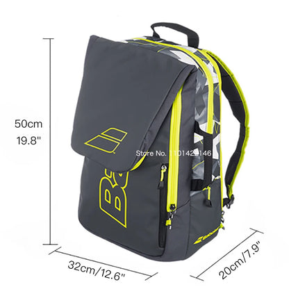 2024 Babolat Foldable Tennis Backpack Pure Strike For Women Men Racket Bag Holds Up For 2 Rackets