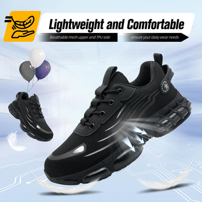 Lace-up breathable soft sole comfortable anti-smash anti-puncture men's casual labour insurance shoes