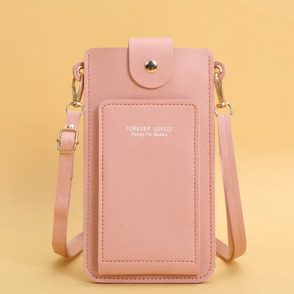 Women Bags Soft Leather Wallets Touch Screen Cell Phone Purse Crossbody Shoulder Strap Handbag for Female Cheap Women's Bags