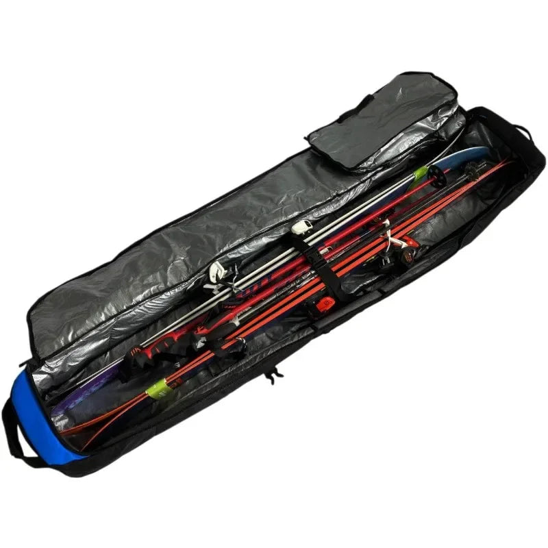 Element Equipment Wheeled Padded Ski Bag Ultimate Double - Premium High End Double Roller Travel Bag 167cm