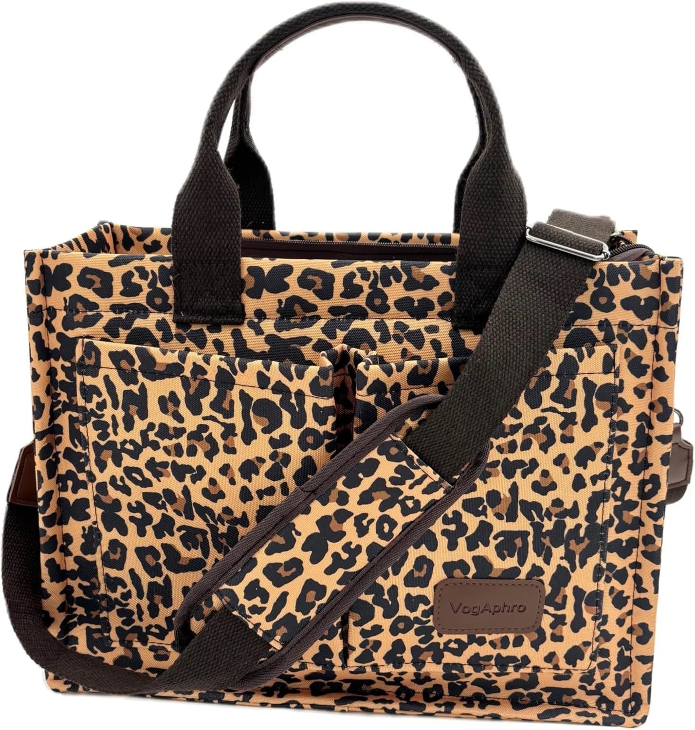 Large Canvas Tote Bag for Women Work Tote Bags with Pockets Laptop Crossbody Purses Everyday Bag Handbags for Travel