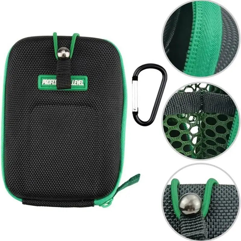 Golf Rangefinder Pouch Golf Range Finder Case With Carabiner Shockproof EVA Carry Bag Golf Rangefinder Storage Box for Golf