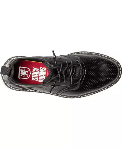 Stacy Adams | Little and Big Boys Sync Plain Toe Elastic Lace Up Dress Shoe