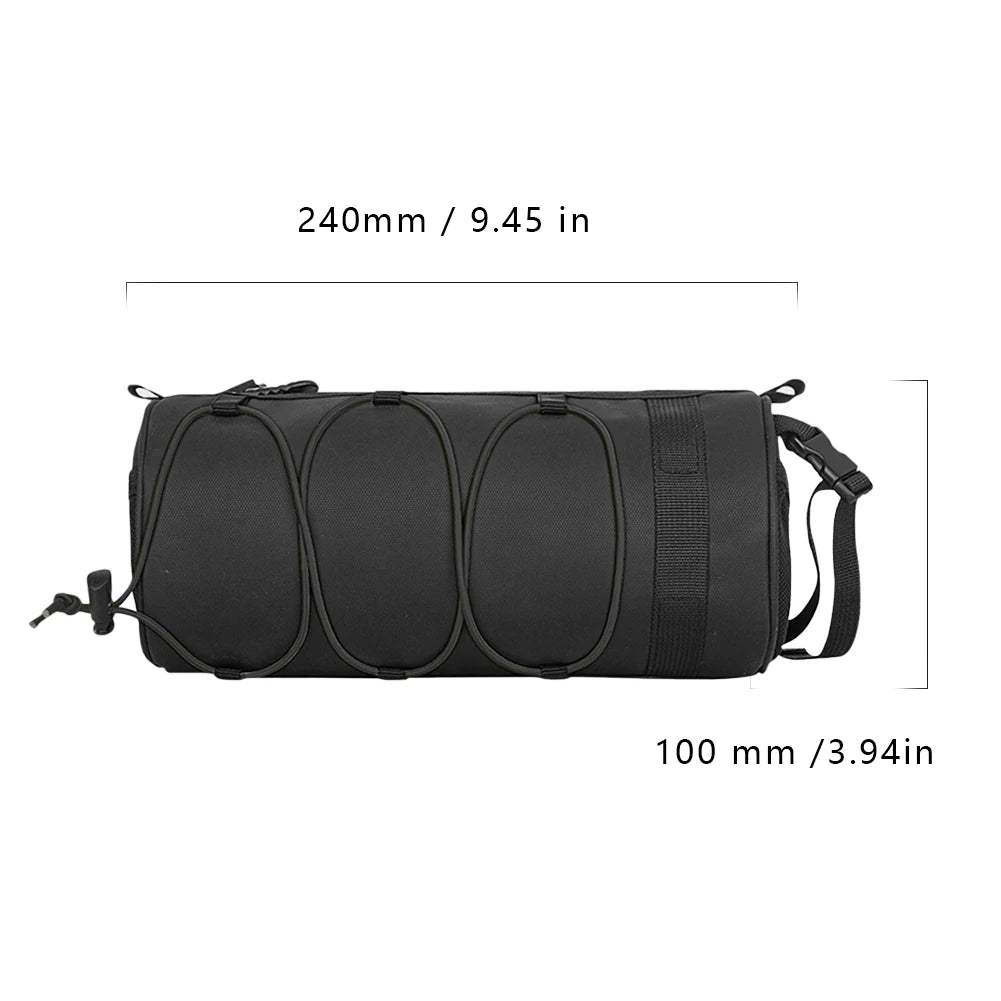 Bicycle Handlebar Bag Multifunctional Front Tube Cycling Bag Waterproof Front Trunk Pannier Pack for Motorcycle Scooter