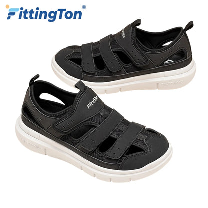 Men'S Summer Sandals Widened Diabetes Shoes Mens Casual Shoe Lightweight For Plantar Fasciitis Arch Support Relief Pain