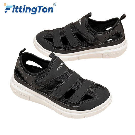 Men'S Summer Sandals Widened Diabetes Shoes Mens Casual Shoe Lightweight For Plantar Fasciitis Arch Support Relief Pain
