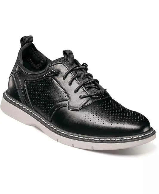 Stacy Adams | Little and Big Boys Sync Plain Toe Elastic Lace Up Dress Shoe