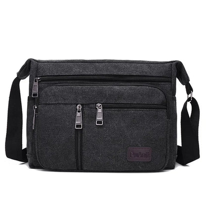 Men's Vintage Canvas Bag Men Casual Crossbody Bag For Men Messenger Bag Man Travel Shoulder Bags Bolsa Masculina High Quality