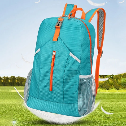 20L Foldable Portable Backpack Mountaineering Bag Ultralight Splashproof Outdoor Climbing Hiking Cycling Travel Knapsack