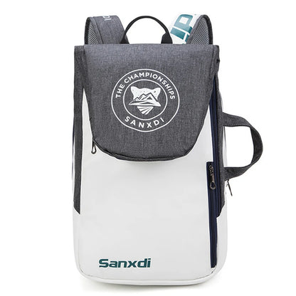 Holds 3 Rackets Tennis Backpack Large Capacity Tennis Bag Waterproof Badminton Bag for Tennis/Pickleball/Badminton/Squash Sports