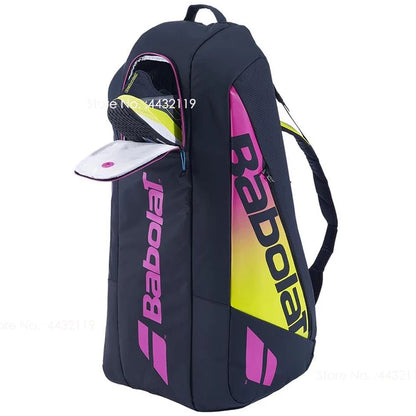 2023 Babolat Tennis Bag Pure Aero Rafa RH 6 Racket Backpack For Women Men With Shoes Compartment