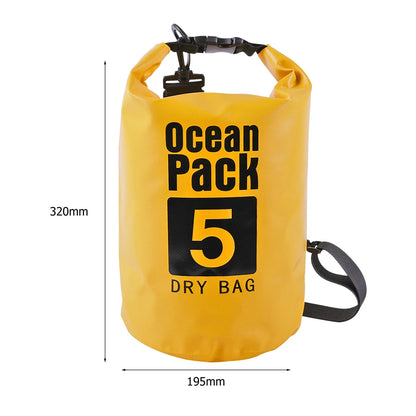 20L Inflatable Open Swimming Buoy Tow Float Dry Bag With Waist Belt For Boating Rafting Swimming Bucket Water Sport Safety Bag