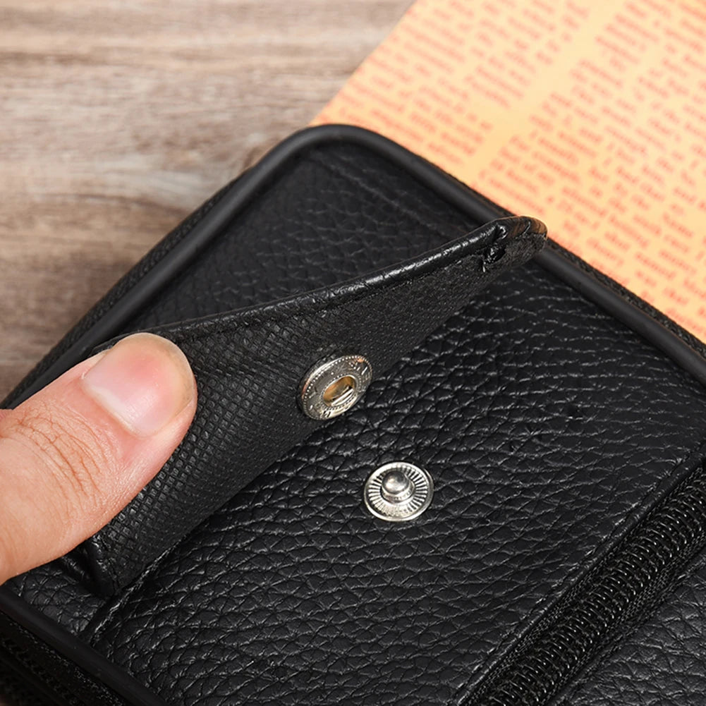 Men Belt Bum Pouch Multifunctional Waist Fanny Pack Casual Cell Phone Bag Belt Bum Pouch Outdoor Purse Camping Hunting Bag