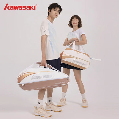 Kawasaki Portable Badminton Racket Bag K1G00-B8363 (Suitable For 6 Rackets) Convenient Carry Sport Gym Bag