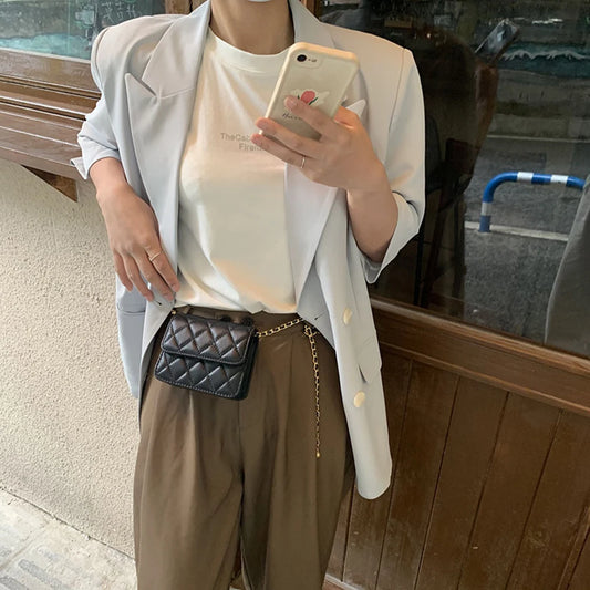 Women Mini Belt Bag Versatile Quilted Crossbody Purse Trendy Satchel Sling Purse Leather Hobo Bag Girl Stylish Purse