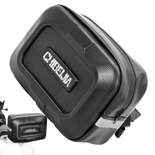 Motorcycle Tool Bag Waterproof Motorcycle Seat Bag Reflective Strip Motorcycle Trunk 9L Large Capacity Scooter Motorcycle Tail