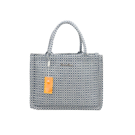 Woven Plaid Handbag Women's Shoulder Bag Handbag Environmentally Friendly Reusable Satchel Fashion Classic Handbag Craftsmanship Exquisite Large Capacity