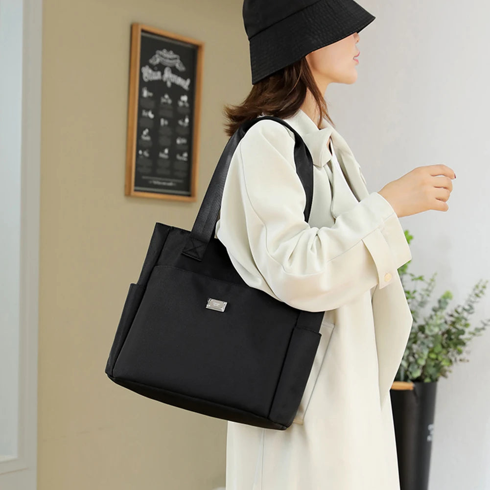 Commute Bag Large Capacity Shoulder Bag Casual Fashion Portable Elegant for Work