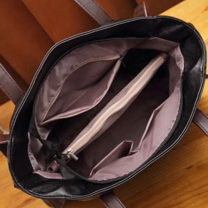 PU Leather, Large Capacity Tote Bag, Soft Leather Feel, Fashionable Shoulder Bag, Women's Crossbody Bag, Ideal for Daily Use