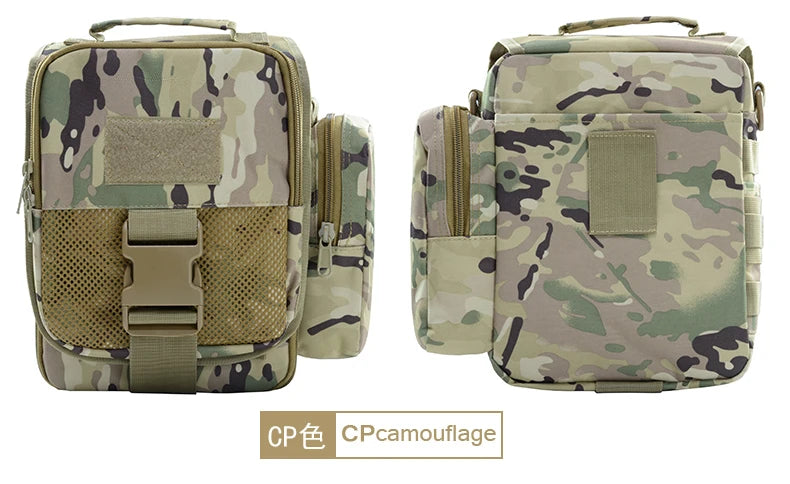 Tactical Sling Bag Molle Phone Pack Bag Shoulder Backpack Messenger Daypack Camping Hunting Emergency Tool Waist Pack