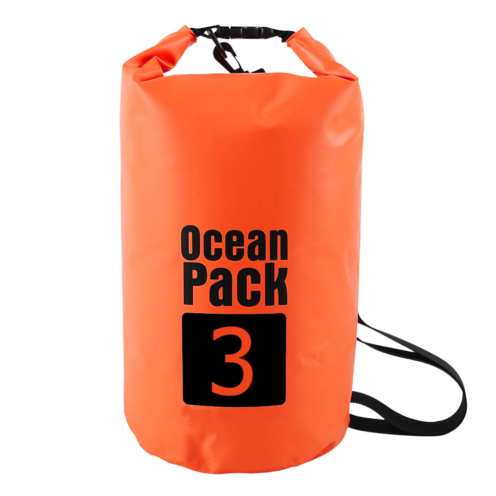 Waterproof Swimming Bag Dry Sack Fishing Surfing Beach Seaside Boating Storage Drifting Rafting Bag for Outdoor