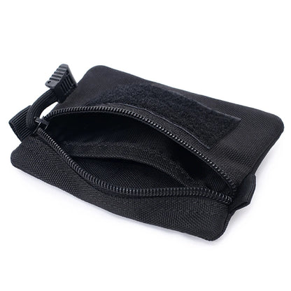 Outdoor EDC Molle Pouch Wallet Waterproof Portable Travel Zipper Waist Bag for Outdoor Camping Hunting Nylon Bag