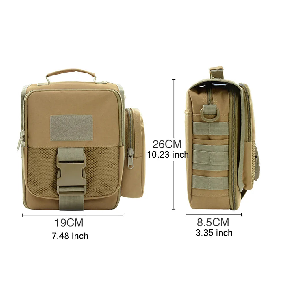 Tactical Sling Bag Molle Phone Pack Bag Shoulder Backpack Messenger Daypack Camping Hunting Emergency Tool Waist Pack