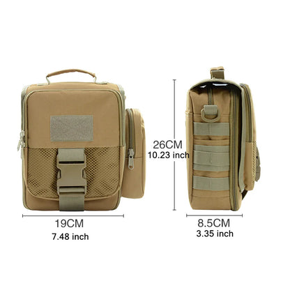 Tactical Sling Bag Molle Phone Pack Bag Shoulder Backpack Messenger Daypack Camping Hunting Emergency Tool Waist Pack