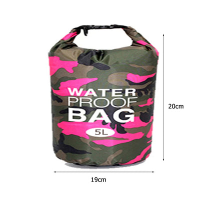 15-2L Swimming Waterproof Dry Bag Outdoor Floating Trekking Beach Backpack PVC Thickened Double-Layer Fabric IPX6 Waterproof Bag