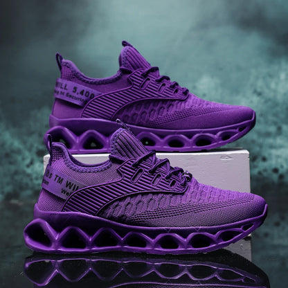 Women's running shoes, lightweight mesh, breathable and comfortable flat soft tennis shoes, blade sports shoes for women